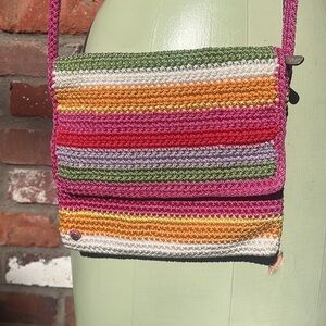 NWOT The Sak Colorful Striped Crossbody Bag